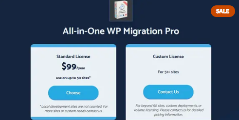 All in One WP Migration Pro License | Unlimited Limits, Automated Backups, Cloud Storage